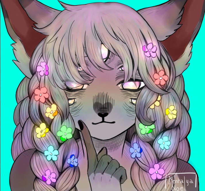 Bust Illustration for Pride Month